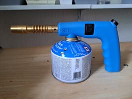 Gasbrenner, Lötgerät mit Piezo-Zündung, Gaskartusche