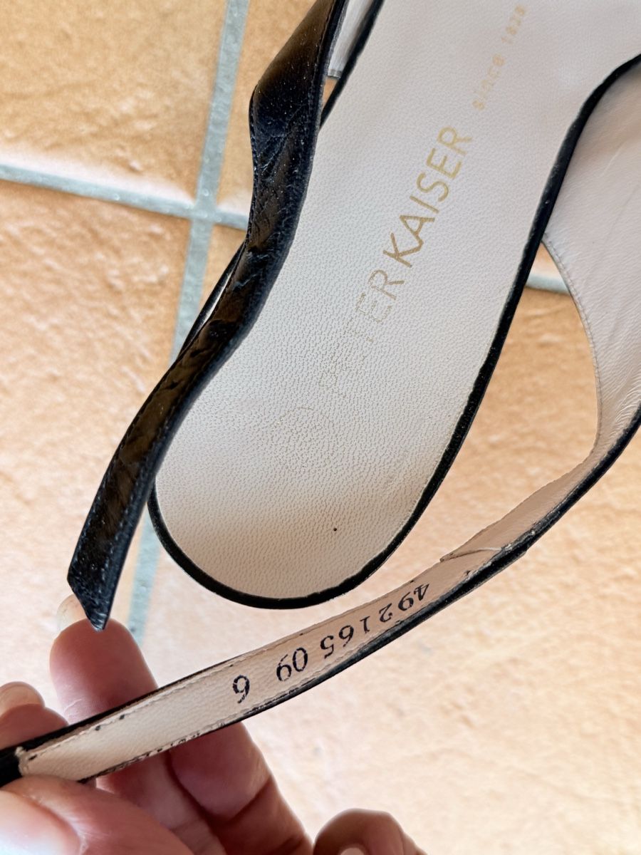 Kaiser Damenschuhe: Scarpe Peter Kaiser nere eleganti tg 39 – Gebraucht aus Bellinzona von bul_mvy5 6