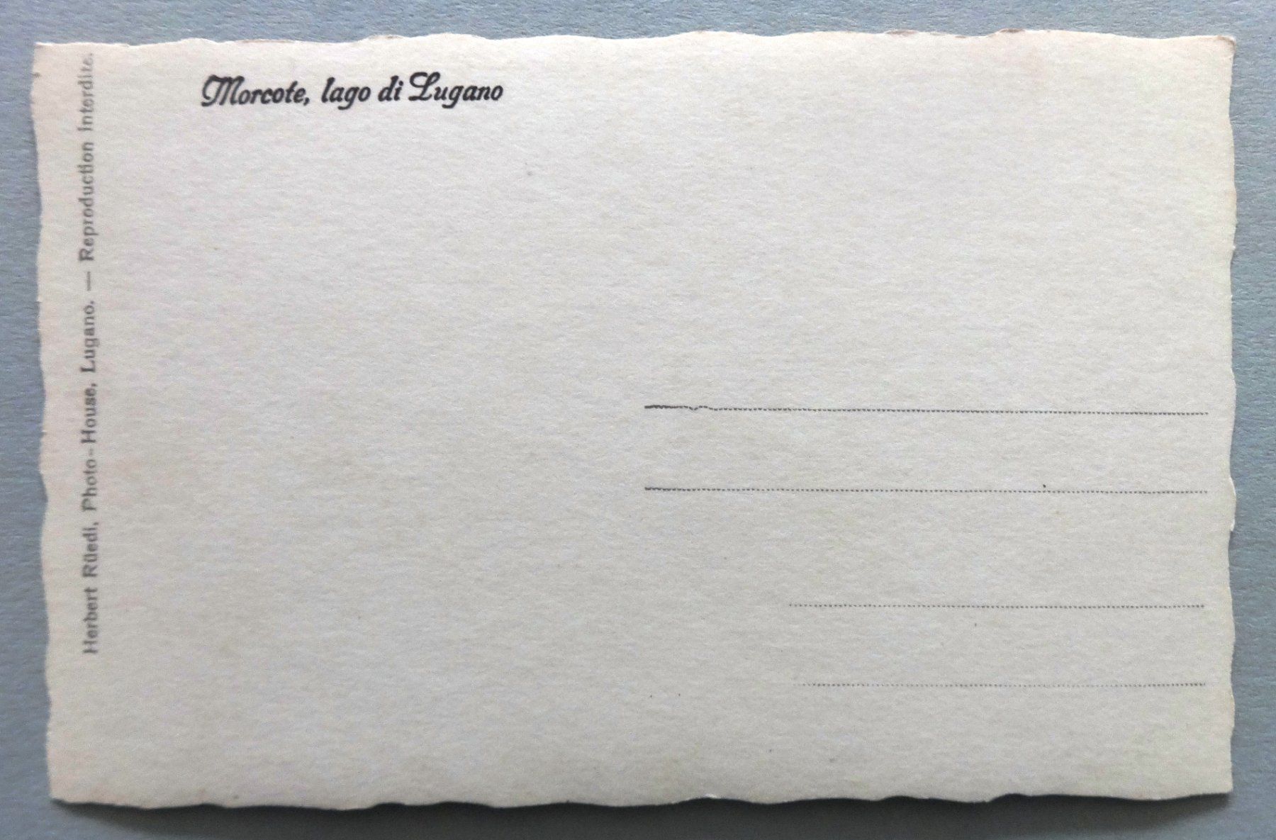 Cartoline postali: Morcote, lago di Lugano – Usato da Fétigny venduto da Billy2miny 1