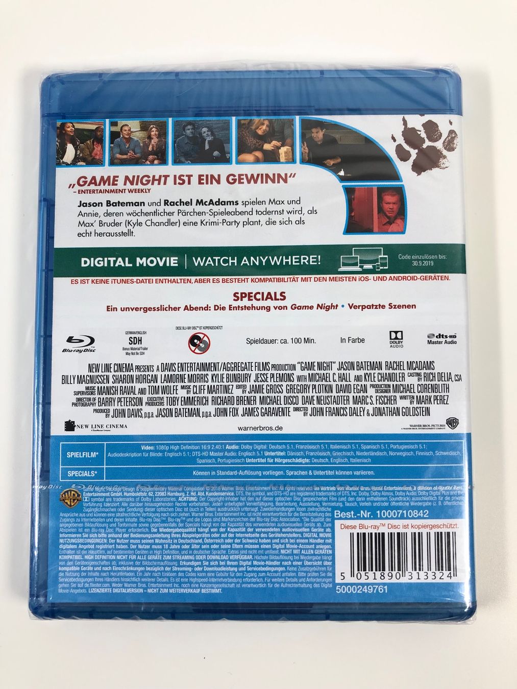 Tutti i DVDs: Game Night (2018) - Bluray NEU & OVP – Nuovo e nell'imballaggio originale da Bern venduto da McFlurry_08 1