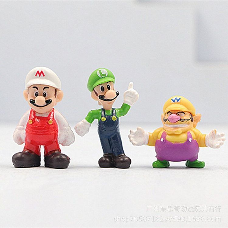 Spiele Super Mario Bros Spielzeug Cartoon Mario Luigi Yoshi PVC