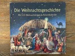 Buch Die Weihnachtsgeschichte 3-D Krippe Adventskalender    