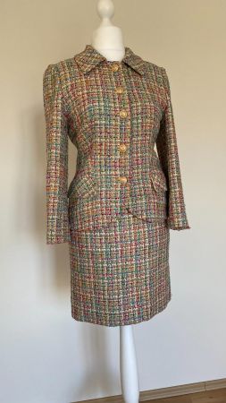 Bouclé Kostüm – Couture Stil, zeitlos und elegant, Gr. 36/38