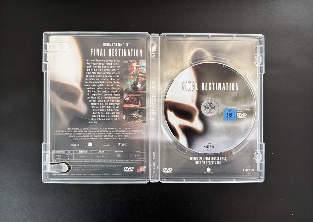 Tutti i DVDs: Final Destination – Usato da Weinfelden venduto da A.G.G 1