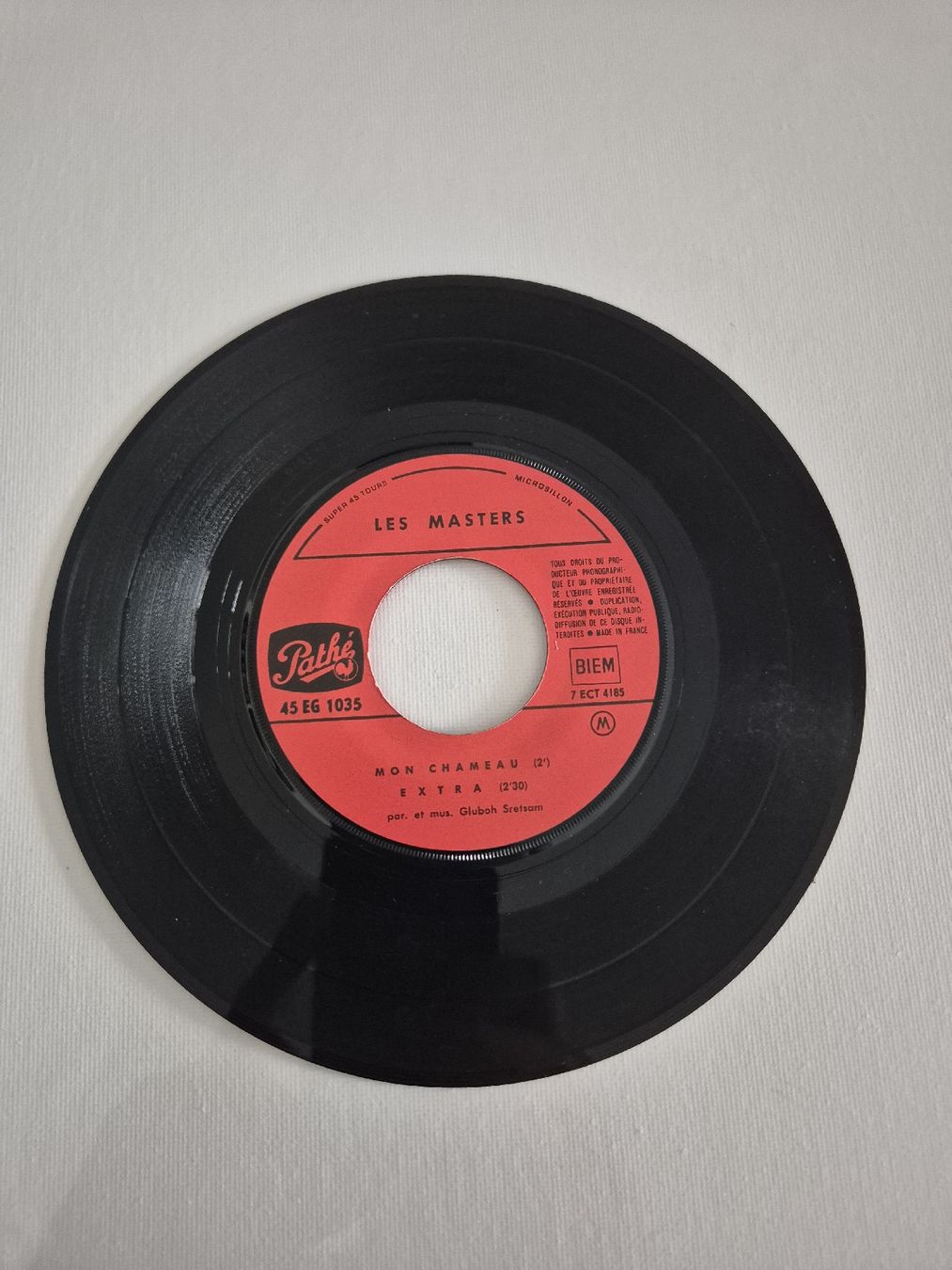Dischi in vinile: Les Masters - Mon Chameau - Single 7 – Usato da Uster venduto da newwave0 3