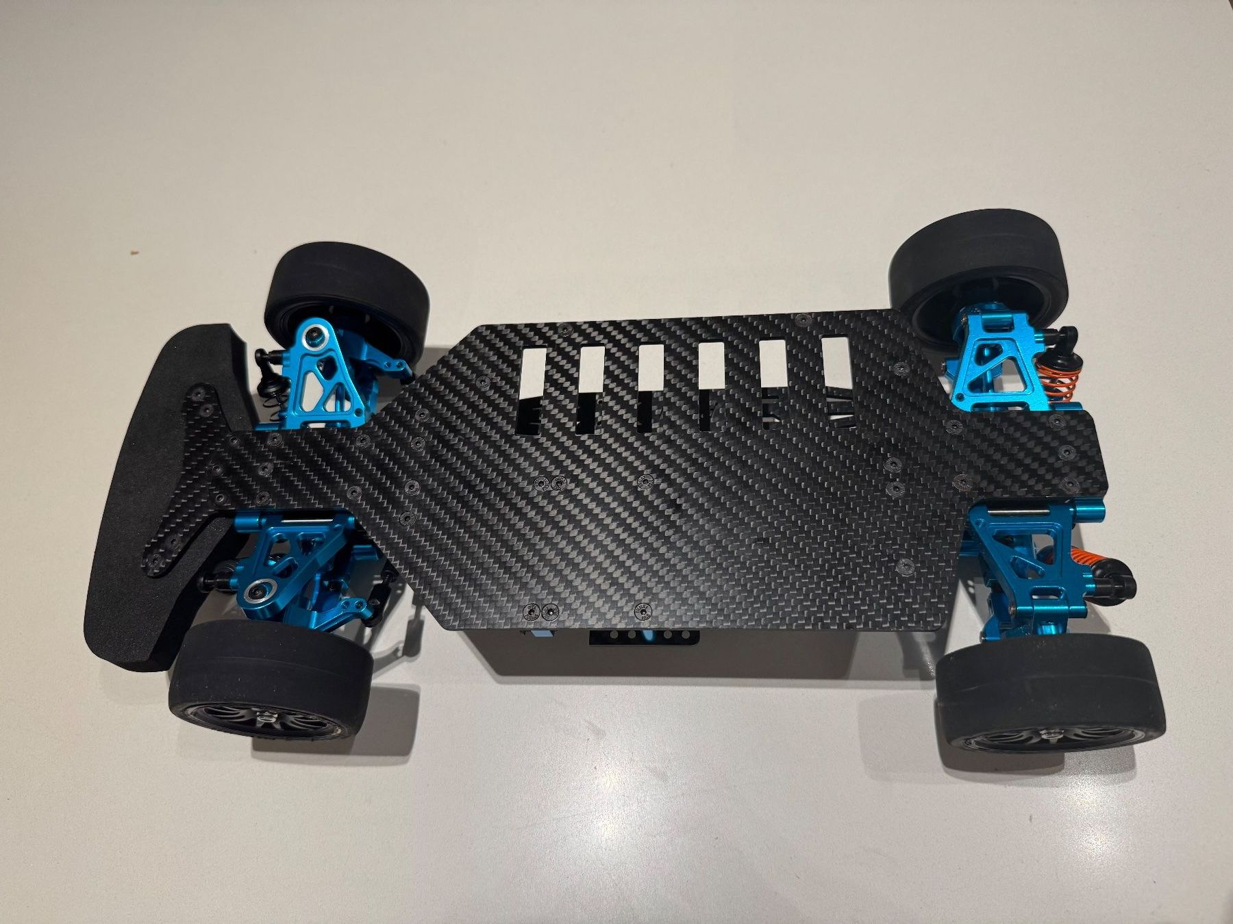 Modellismo RC: Tamiya TT-02 Replica Chassis Alu- und Carbonkomonenten – Difettoso da Winterthur venduto da abo17 1