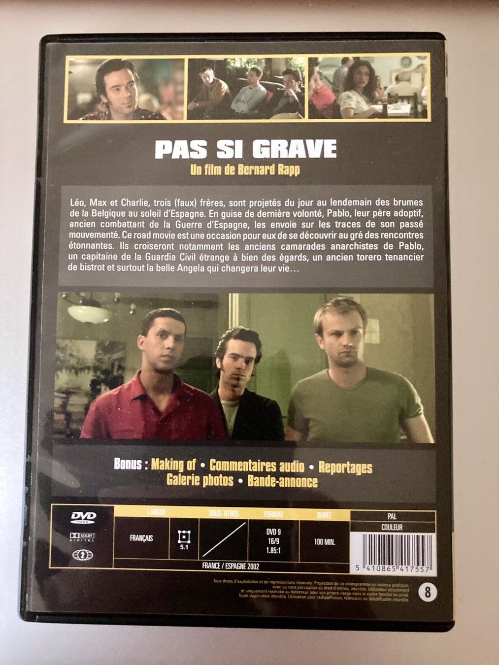 Tous les DVDs: Pas si grave - Romain Duris, Sami Bouajila – D'occasion à Neuchâtel par Rougesky 1