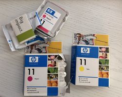HP Tintenpatrone 11 (gelb und magenta)