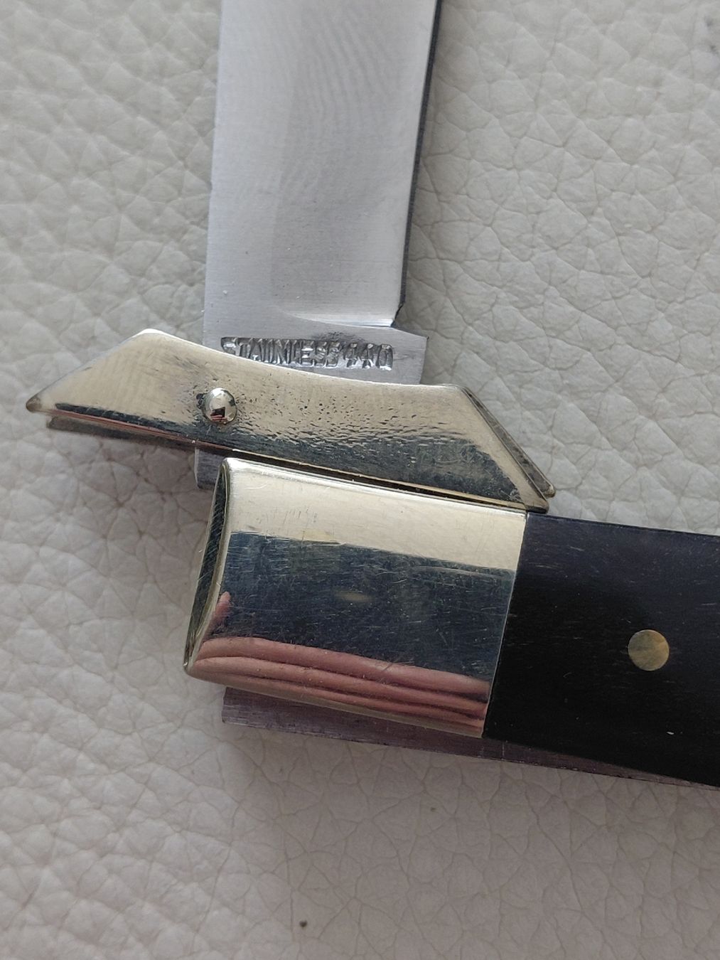 Accessori: Klappmesser Stainless KW-154, schwarz/silber, – Nuovo (secondo la descrizione) da Belp venduto da mar_76s8 3