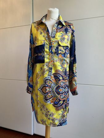 Farbenfrohes Sommerkleid , Gr. 36/38