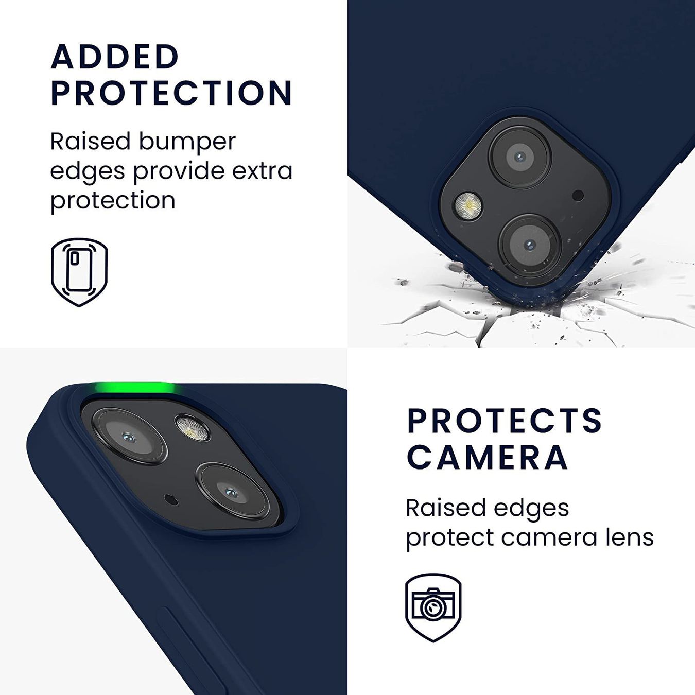 Cover & Protezioni schermo: iPhone 14 PLUS Hülle Etui Silikon Case Cover Coque Tasche – Nuovo e nell'imballaggio originale da Volketswil venduto da coverandmore 2
