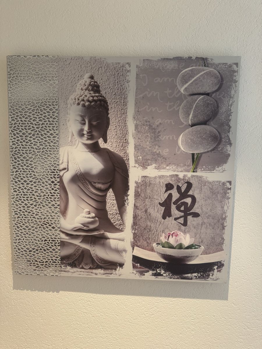 Foto & Immagini: Leinwandbild Buddha ca.80x80 – Usato da Muhen venduto da Kusi_