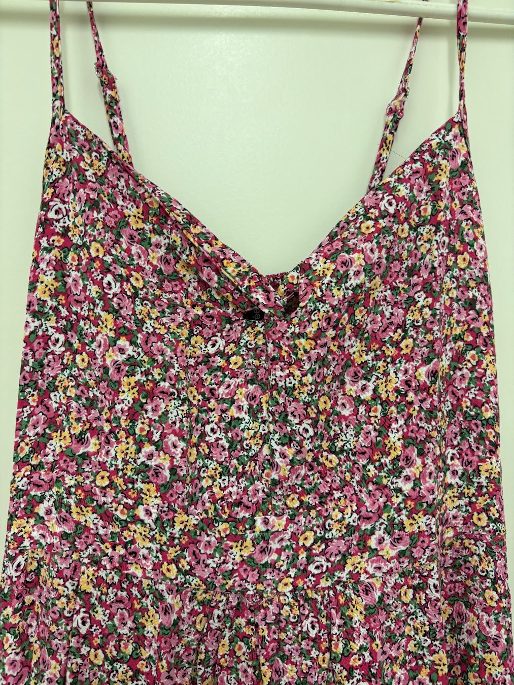 Kleider: Maxi Kleid Blumenmuster rosa Grösse S – Gebraucht aus Basel von Tierschutz-Flohmi 1