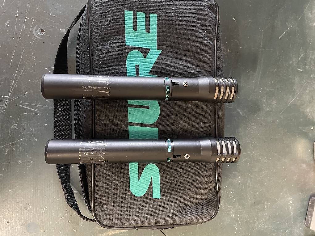 Microfoni: Paire de micros SHURE BG 4.0 – Usato da malleray venduto da djean