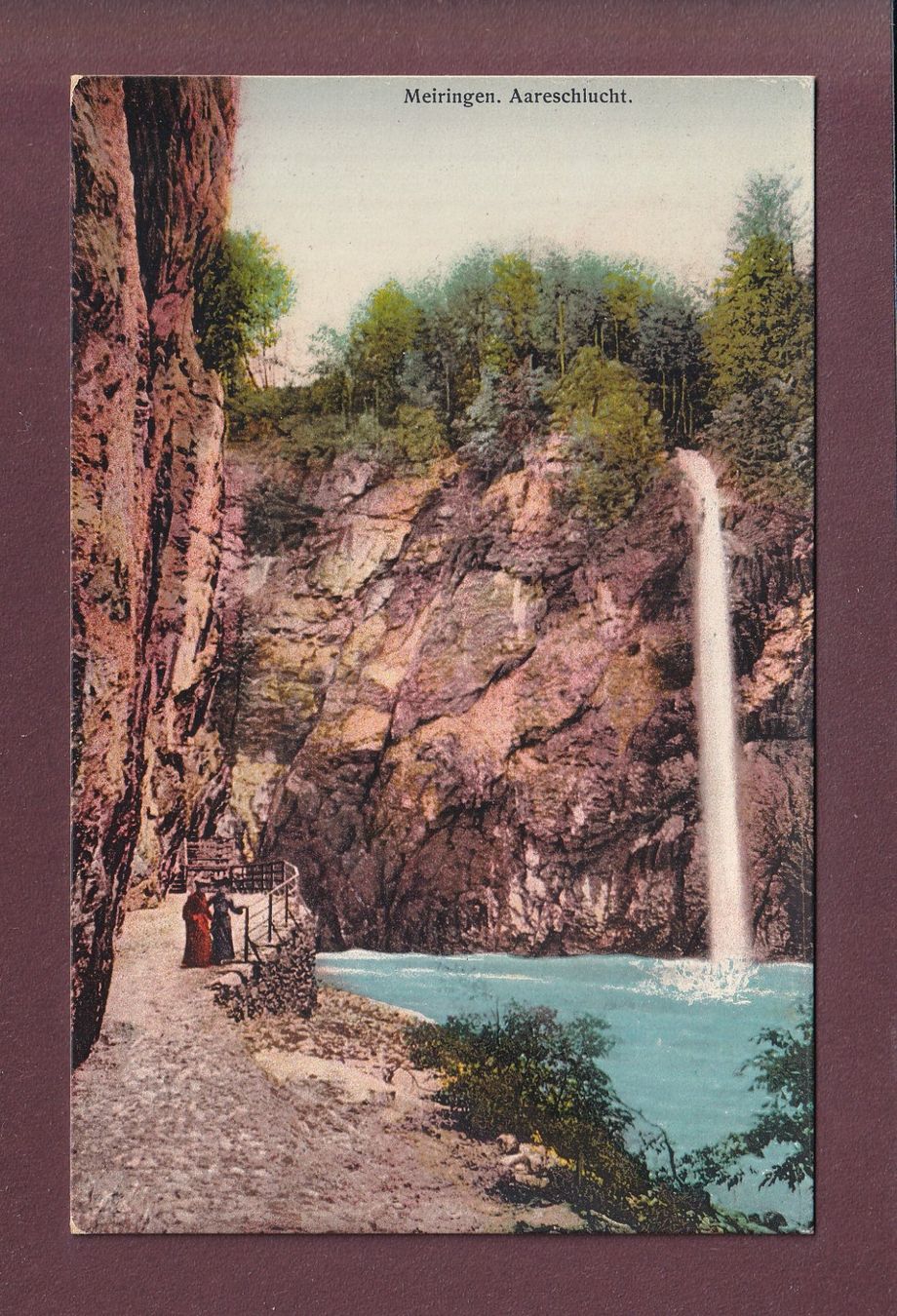 Cartes postales: MEIRINGEN - Aareschlucht – D'occasion à Pully par nicecards