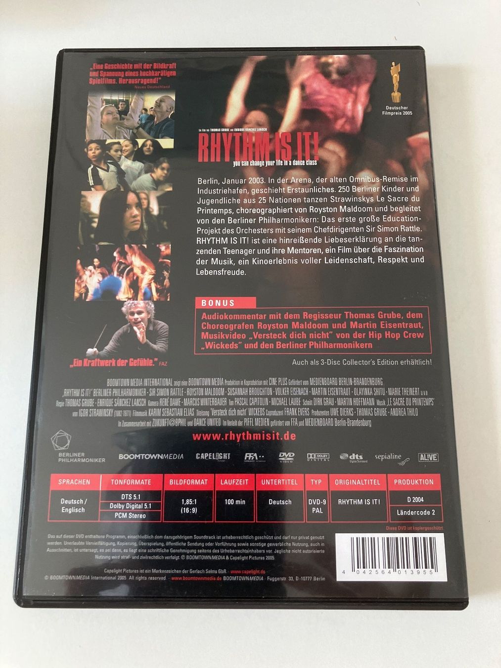 Alle DVDs: Rhythm is it ! (DVD) Simon Rattle – Gebraucht aus Arbon von JoJoAs 1
