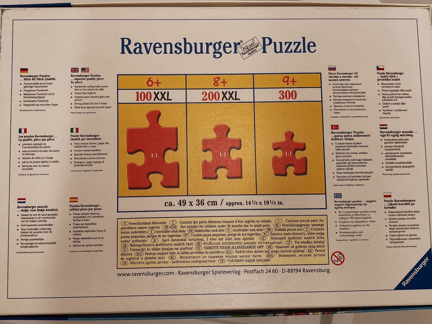 Ravensburger Puzzle: Ravensburger Puzzle – Usato da Bern venduto da pik_8mgh 1