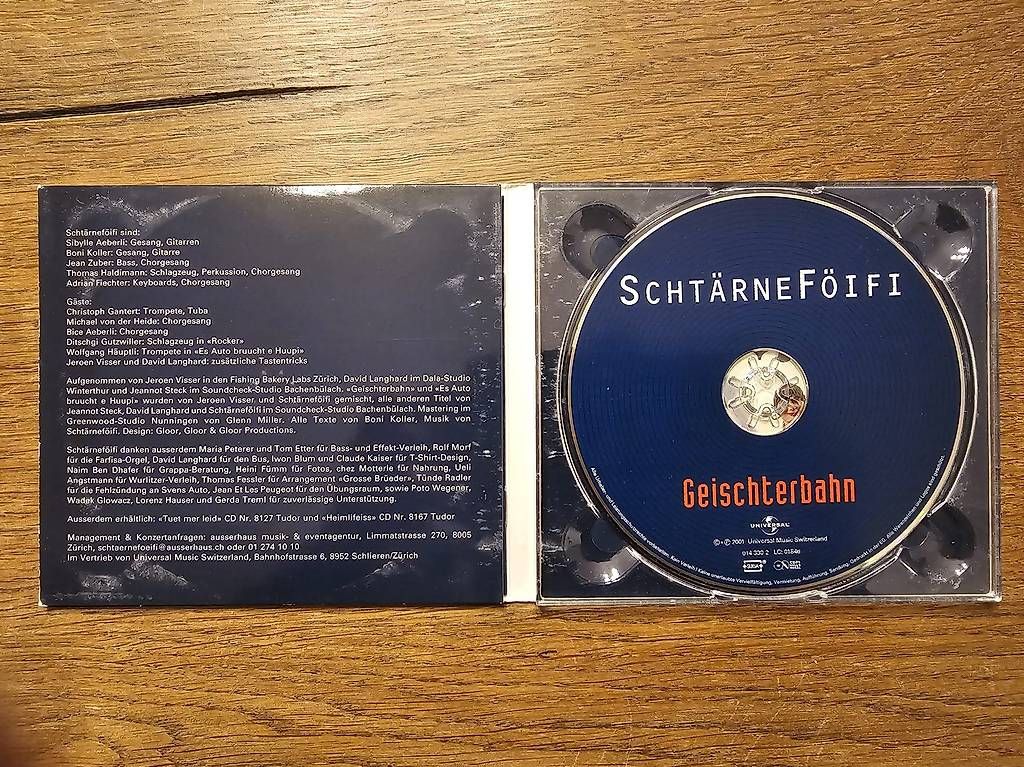 CD: Schtärneföifi "Geischterbahn" 2001 – Usato da Othmarsingen venduto da Kamoff 1