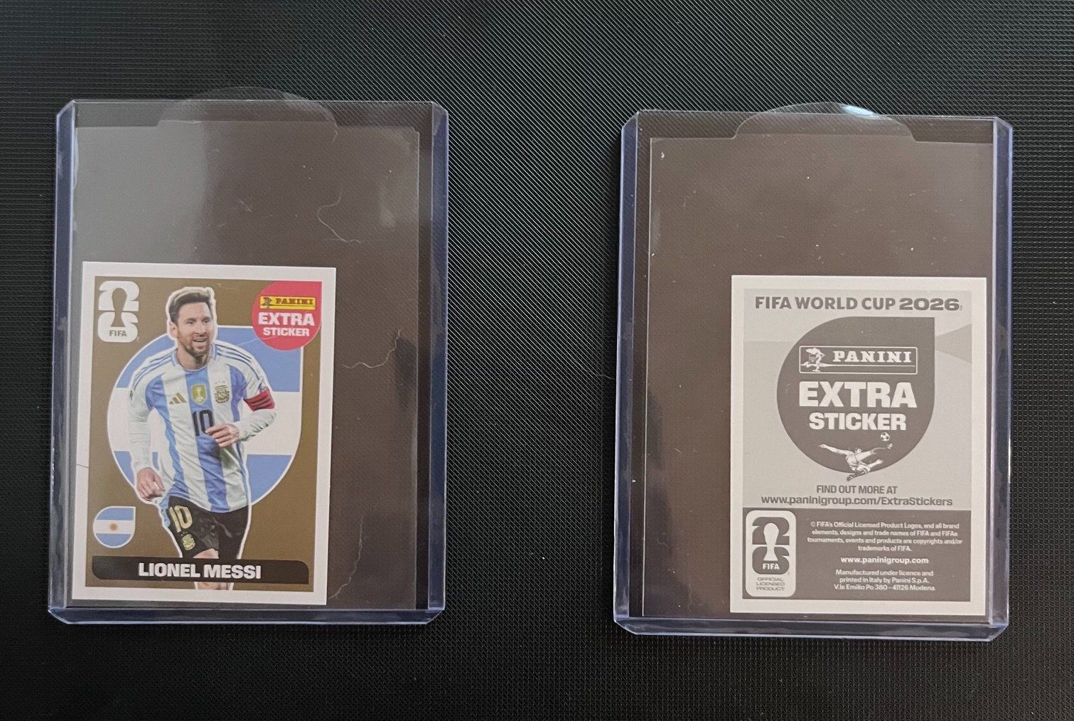 Panini Sammelbilder & Trading cards: Messi & Ronaldo Gold Panini Extra Stickers 2026 – Neu (gemäss Beschreibung) aus Villeret von Ma_To 6