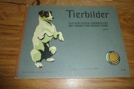 Bilderbuch,Litho,antik,Tierbilder,E.Osswald,G.Falke,J.Scholz