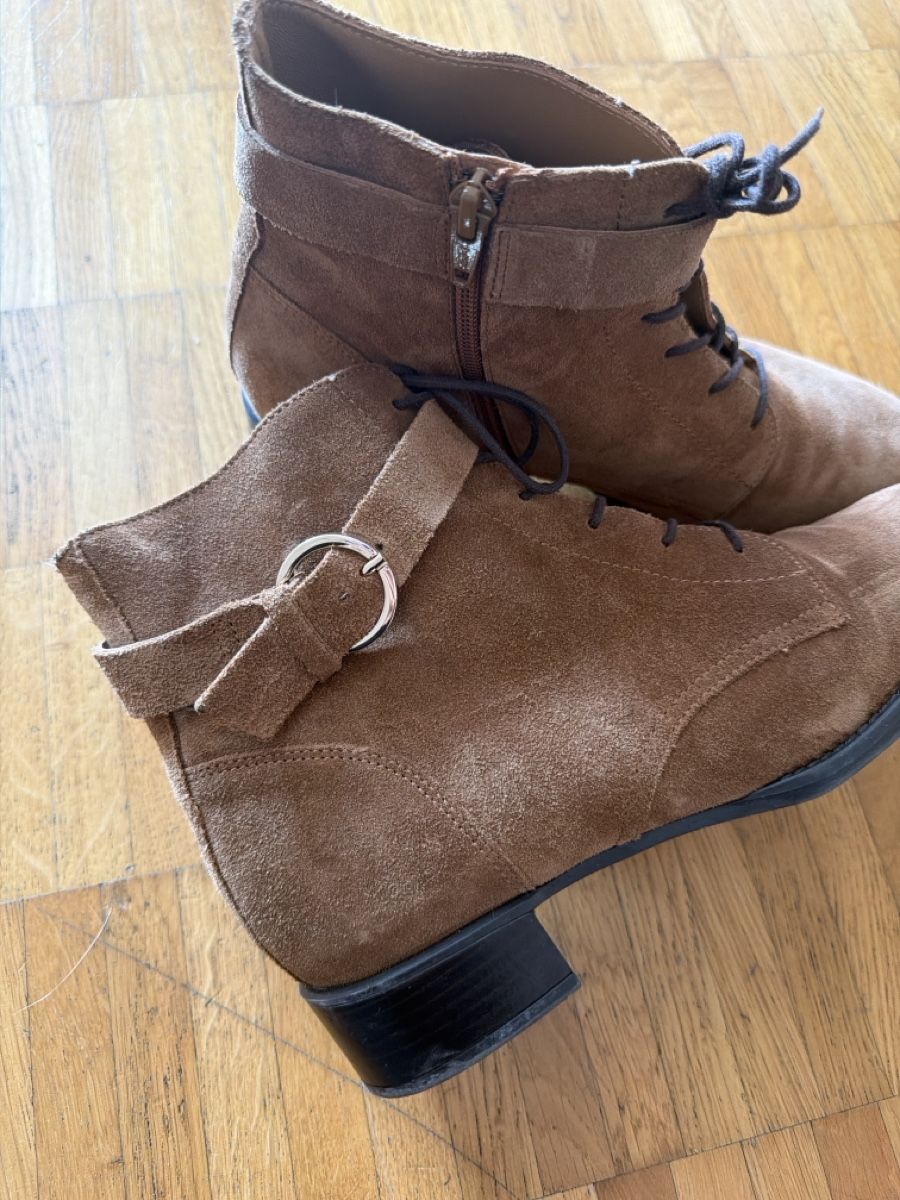 Damenschuhe: Bottines en daim camel  – Neu (gemäss Beschreibung) aus Köniz von Moulik69 4