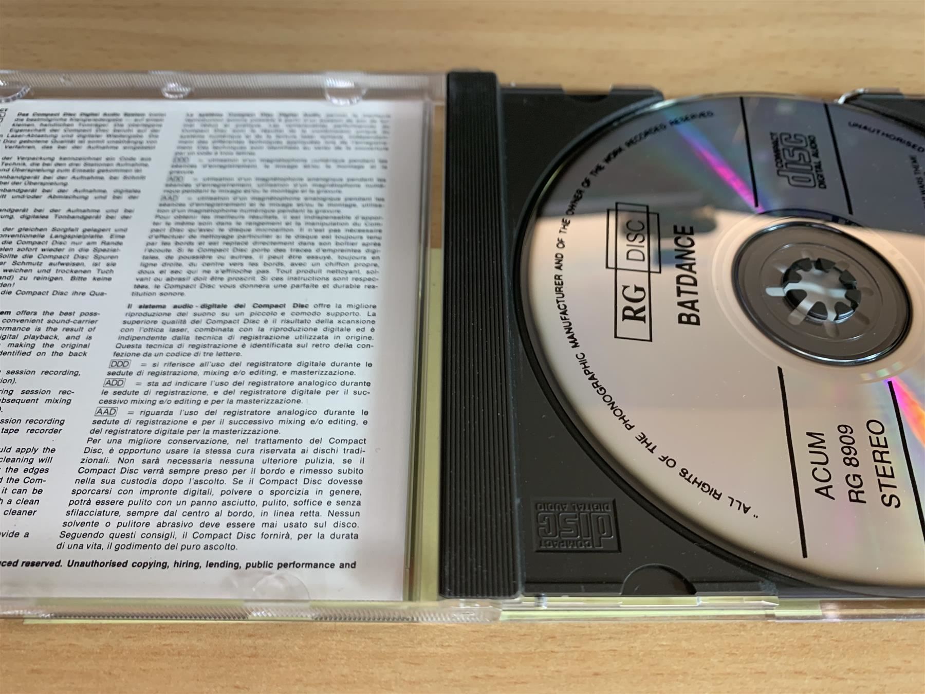CD: Batdance (17 Super Galactic Film Hits!) – Usato da Rikon im Tösstal venduto da Alpenmutz 2
