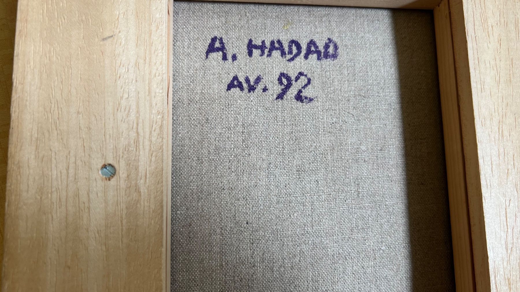 Gemälde: Abraham Hadad, Orginal Gemälde, Nr 36 – Gebraucht aus Illnau-Effretikon von brockischweiz 4