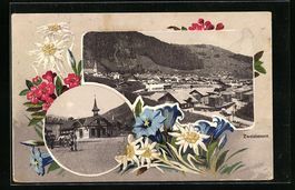 Zweisimmen, Ortsansicht aus der Vogelsch