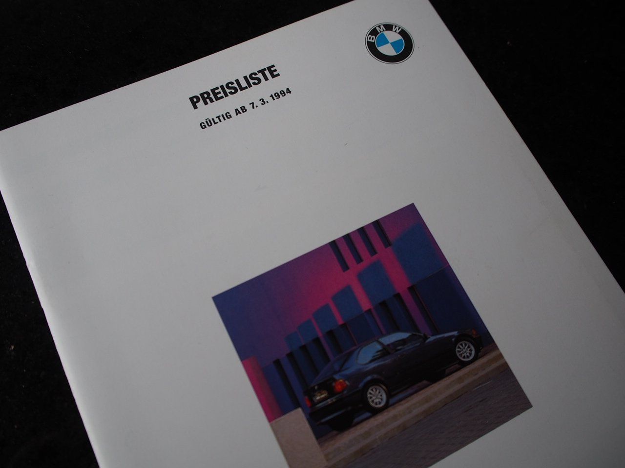 BMW Documenti: BMW Preisliste 7.3.1994 – Usato da Zofingen venduto da sosalinos01
