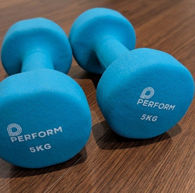 Decathlon Poids & Haltères: dumbbells 5 kg pair – Neuf (Voir description) à Meyrin par att_mgj5