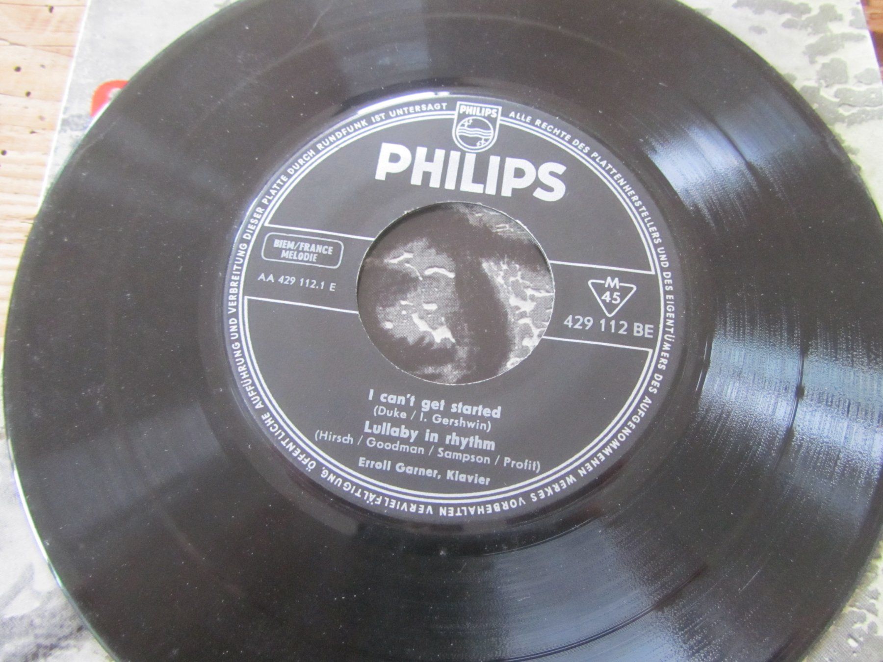 Dischi in vinile: Erroll Garner The Greatest Philips 429 112 BE 7" EP – Usato da Seengen venduto da mikelele 1