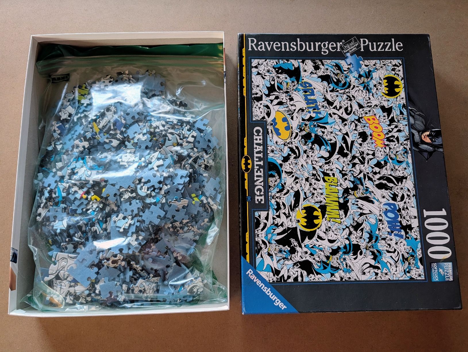 Ravensburger Puzzles: Ravensburger Puzzle - Batman Challenge 1000 Teile, komplett – Gebraucht aus Nänikon von Haexli_70 4