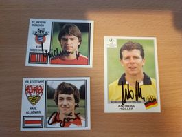 3x handsignierte Panini-Bilder - Bundesliga - selte