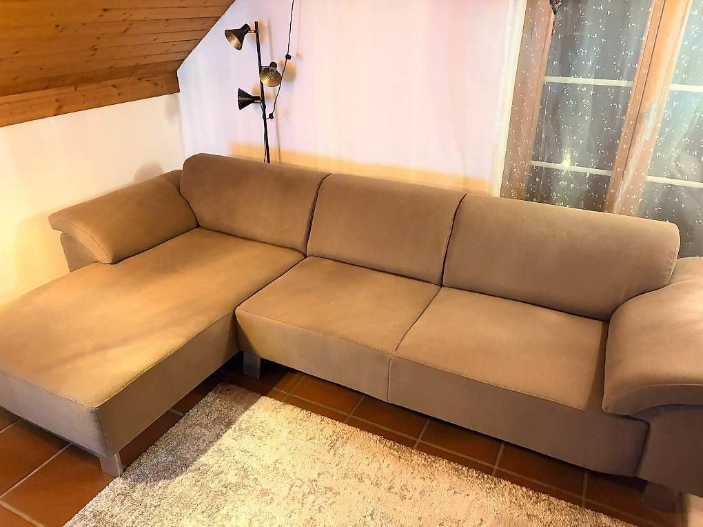 Divani: Ecksofa Braun, Stoff – Usato da Hüntwangen venduto da farawayfromlive 3