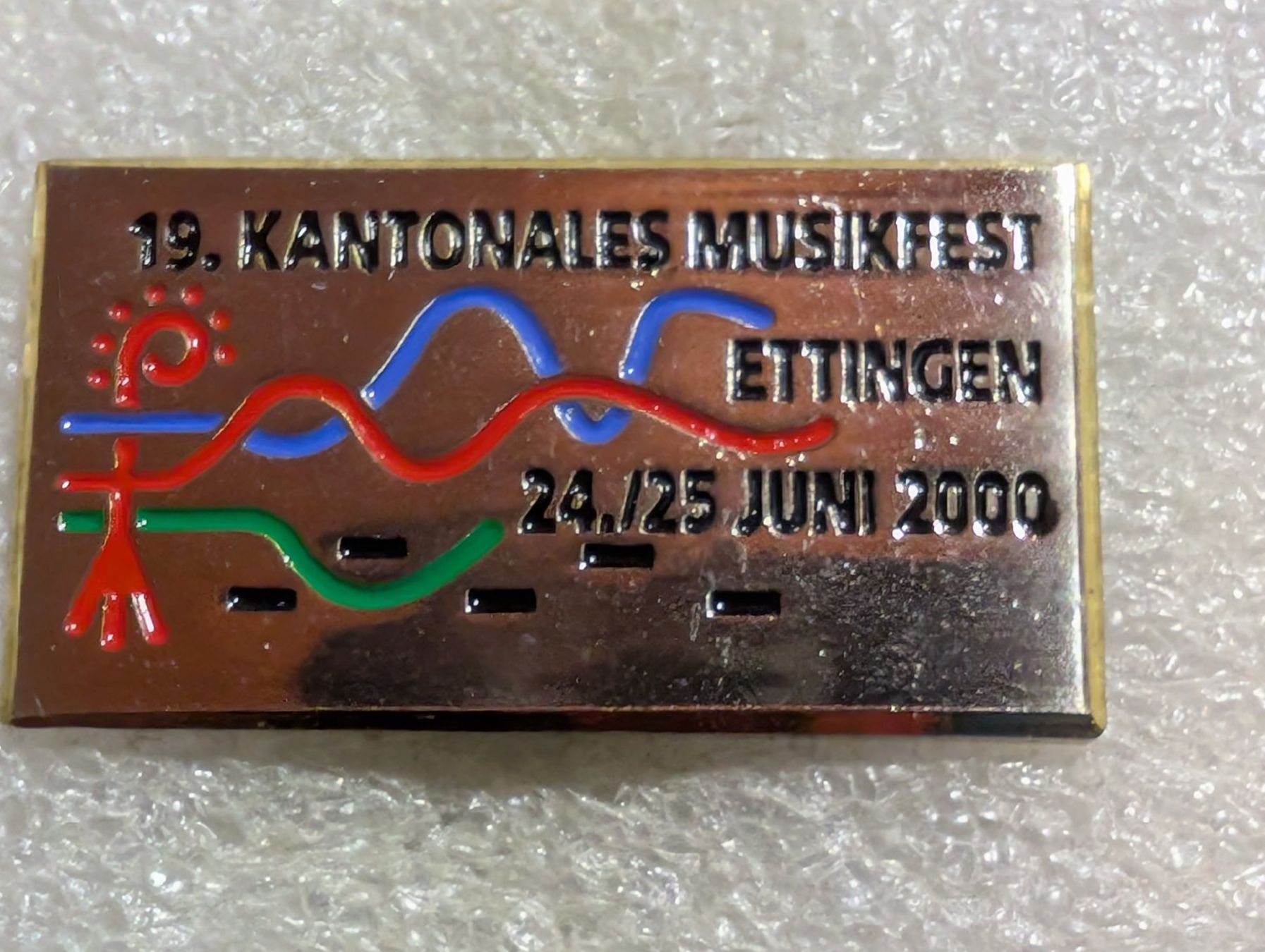 Placchette & Badge: Ansteckpin 230: Musikfest Ettingen – Usato da Oppligen venduto da Pin-Fall-Shop