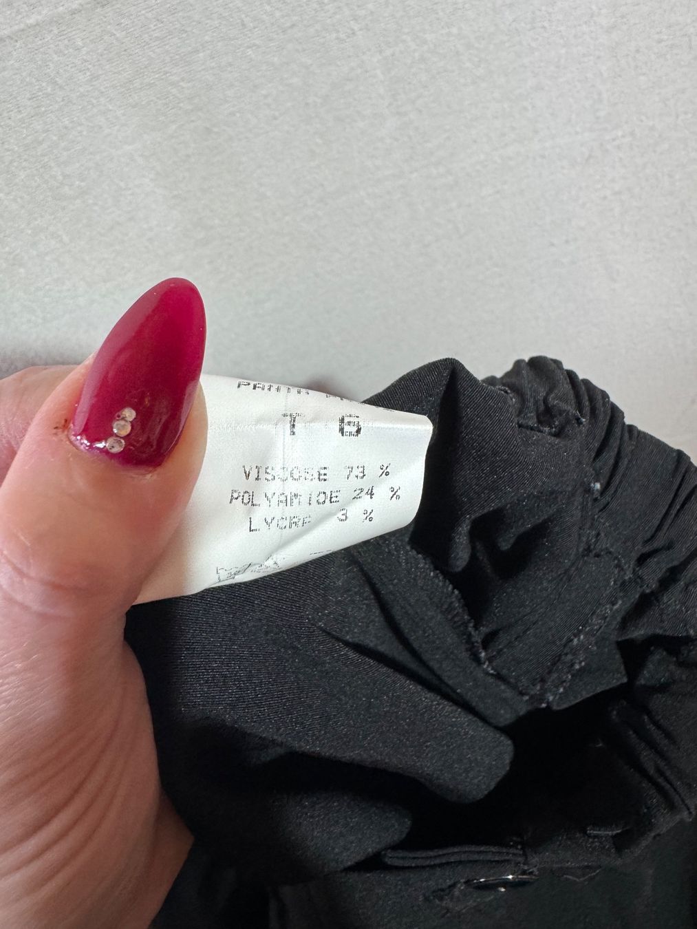 Pantaloni: Spezielle schwarze Stoffhose ca Gr. M/L – Usato da Grosswangen venduto da SALE_SALE_SALE 3