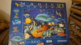 Magic Puzzle 3D Unterwasserwelt 1000 Teile Clementoni