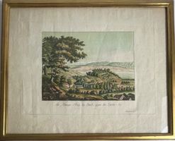Vintage Grafik CH.NB.Landschaftsansichten GS-Graf-ANSI ZH