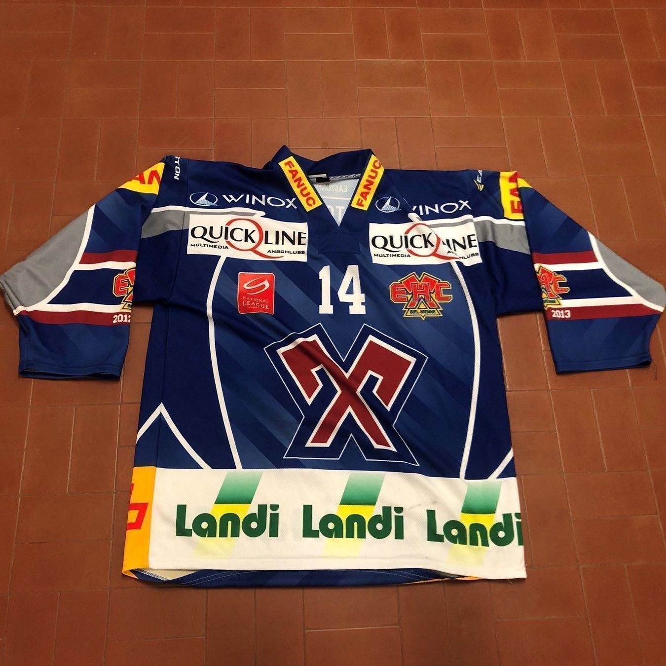 Gameworn Leibchen & Hosen: EHC Biel EHCB HCB HC Bienne Trikot – Gebraucht aus Wallisellen von theadicts77