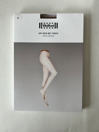 Wolford Strumpfhose Art Deco Net Tights, Grösse XS (Honey)