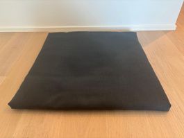 Meditationsmatte; Farbe: anthrazit; abnehmbarer Bezug