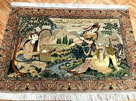 Bildteppich Persische Teppich-Täbriz 150x100 cm Top zustand
