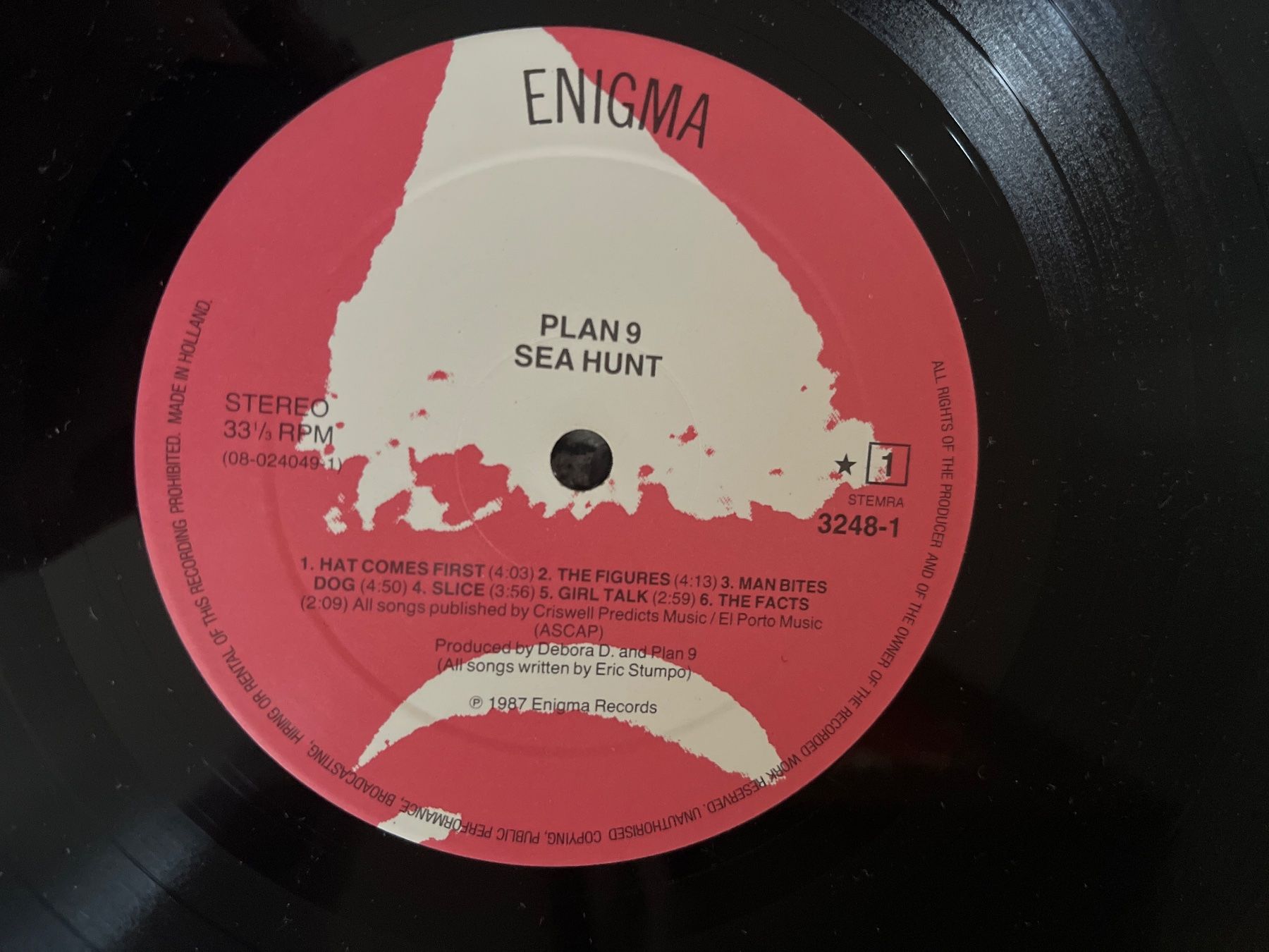 Schallplatten: S1210/Plan 9 Sea Hunt - Enigma – Gebraucht aus Frutigen von Philippe_jsp 2