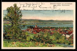 Litho Ermatingen am Untersee, Ortsansich