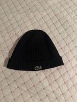 Lacoste Muetze, Schwarz, Top Zustand, Warm fuer Winter!
