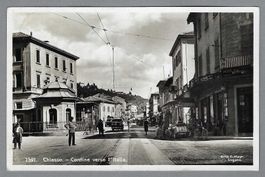 1935, CHIASSO VERSO L'ITALIA, CONFINE, ANIMATA