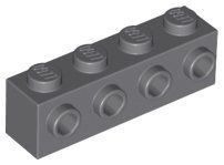 Lego 13x  Stein modifiziert (30414) 1x4 mit Noppen