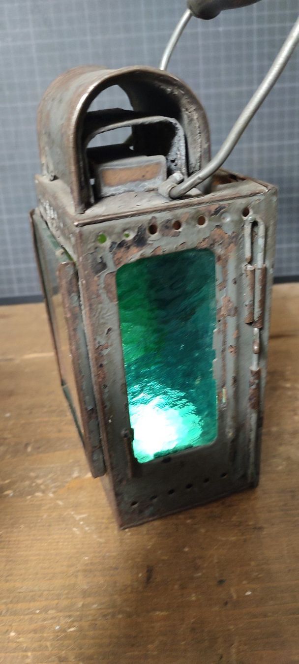 Lampade: Wunderschöne antike Laterne eventuell DB – Usato da Gelterkinden venduto da MYSTOREFORYOU4460 6