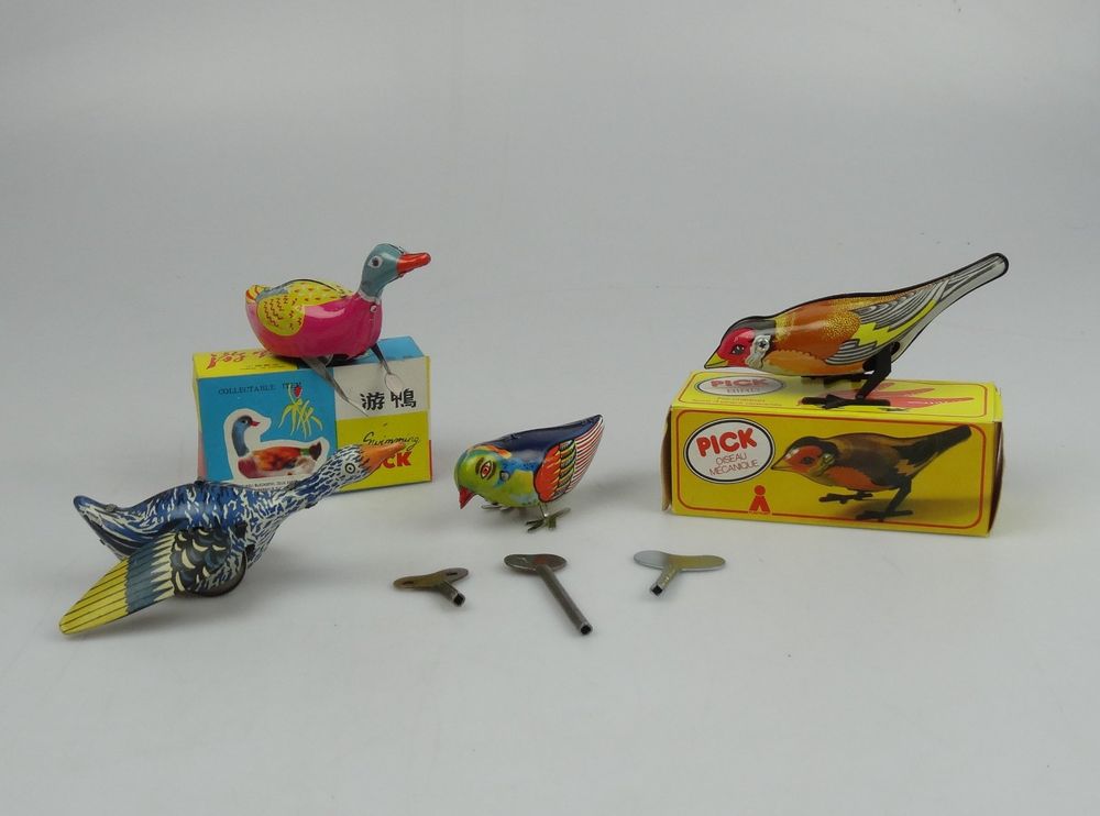 Alipis 4 Stück Vintage Blechspielzeug Spielzeug Uh Produktbild-Vorschau 5