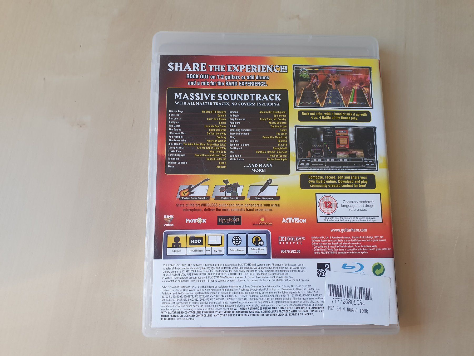 Sony Giochi: Guitar Hero World Tour – Usato da Stansstad venduto da collectorsshop 1
